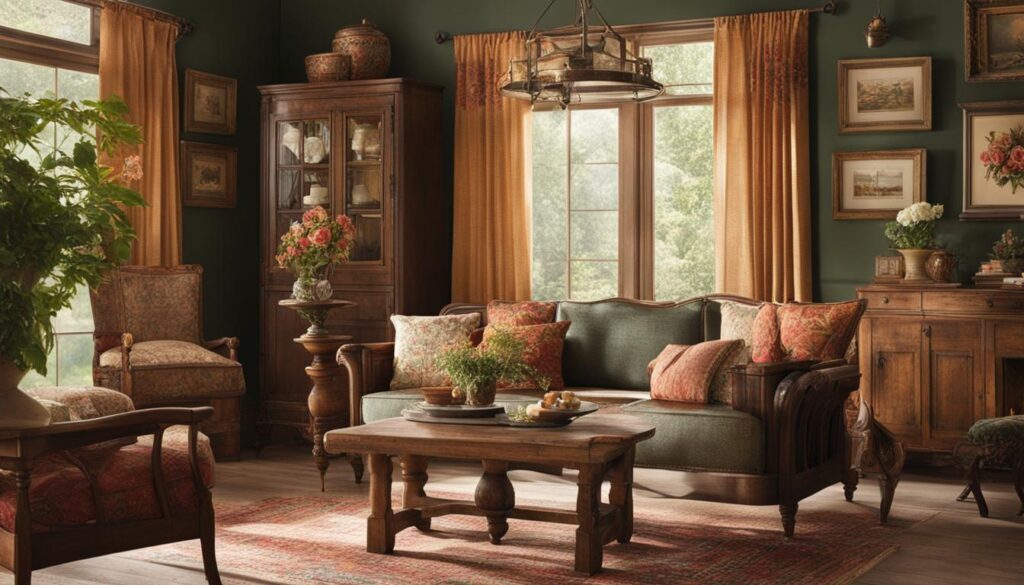 Antique Furniture as the Heart of Cozy Cottagecore Interiors