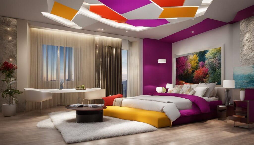 Colorful Ceiling Design