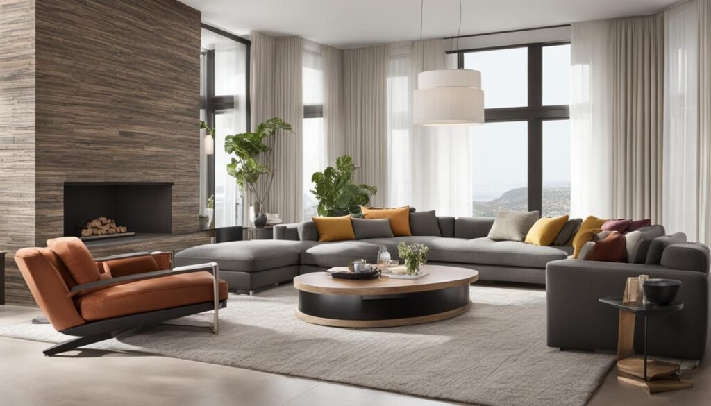 Contemporary Style Living Room