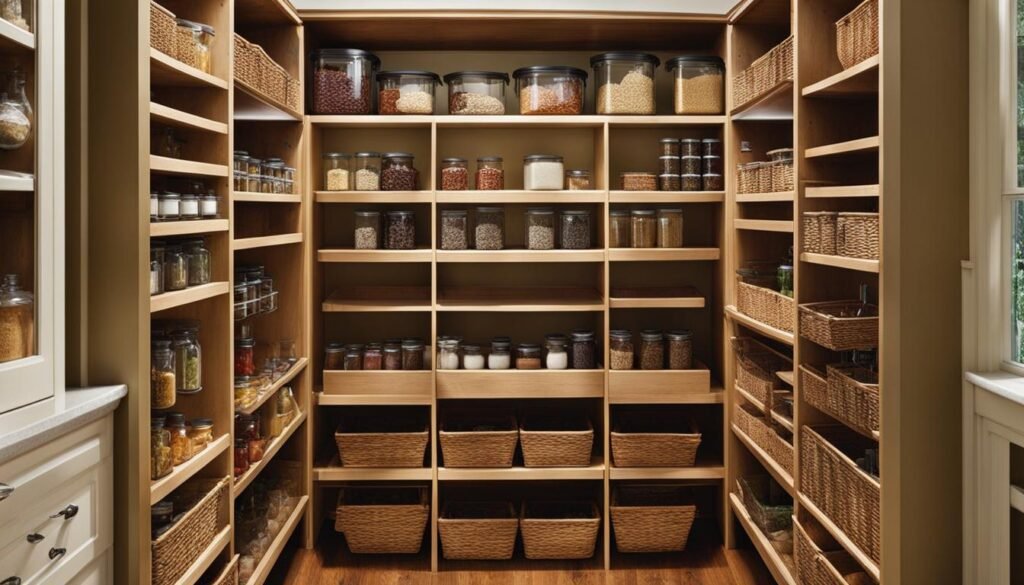 Creative Pantry Organization Shelves