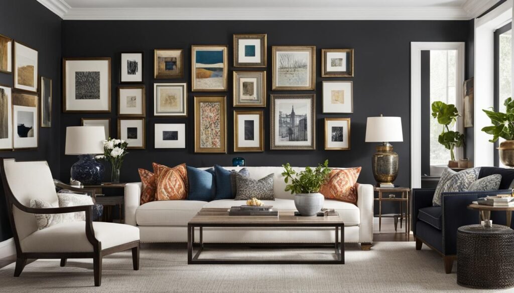Curating a Gallery Wall for Decorative Interior Design