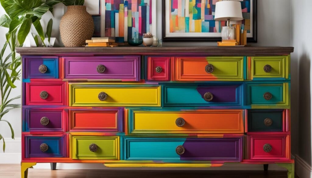 DIY furniture makeover for cost-effective bedroom redesign