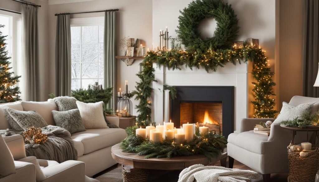 Festive Decorating with Greenery