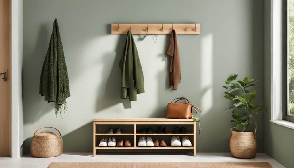 Foyer organization ideas