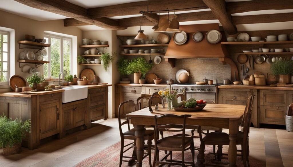 French country kitchen design