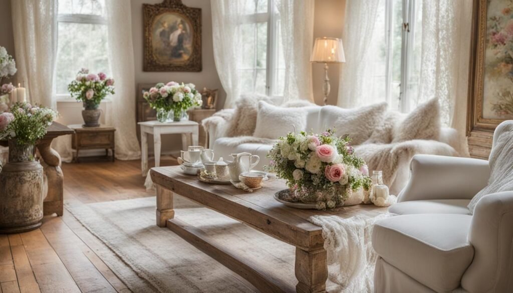 French country living room decor