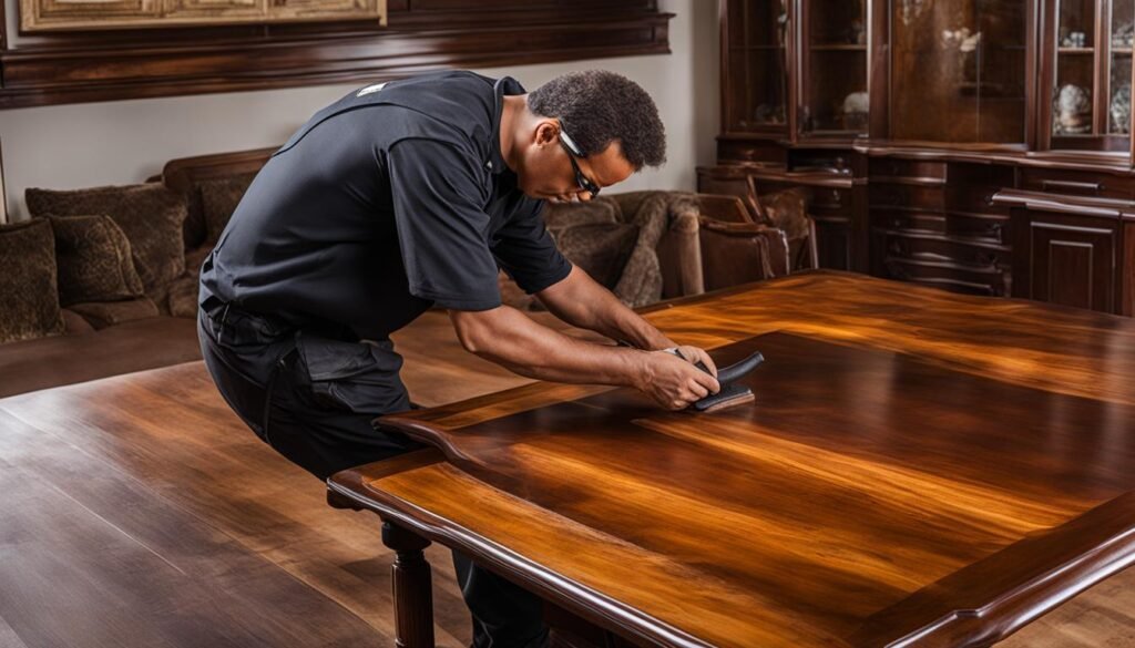 Furniture refinishing by Furniture Medic experts