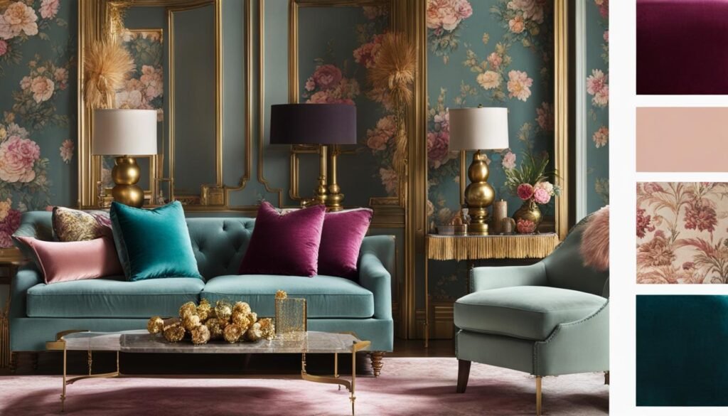 Grand Millennial Interior Design Palette