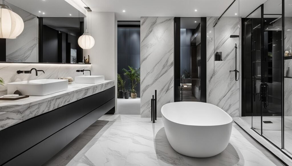 How to Style Your Bathroom with White Marble