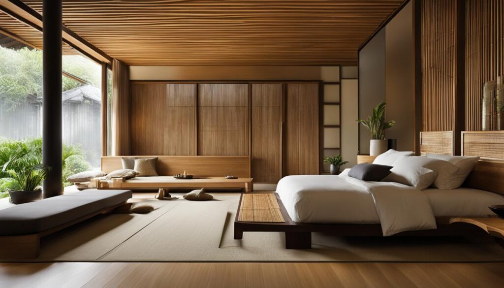 Japanese-inspired natural materials