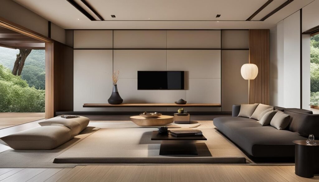 Japanese minimalist furniture design