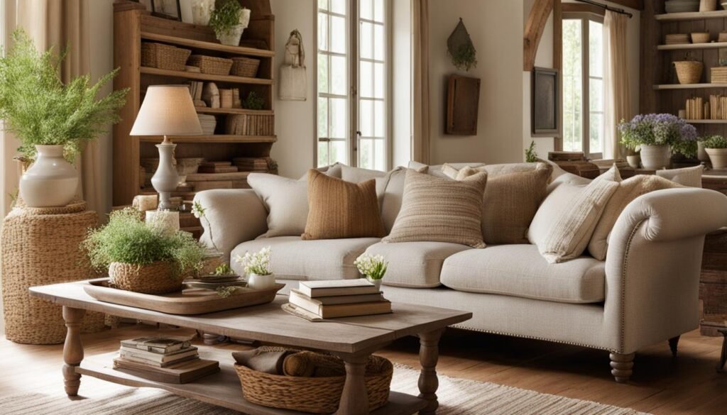 Layered Linens in French Country Decor