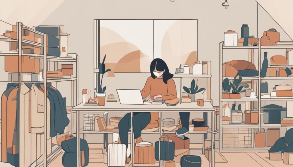 Marie Kondo’s method illustration