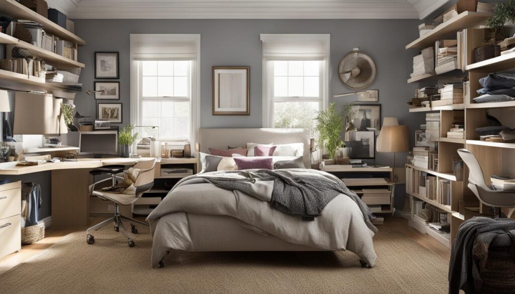 Maximizing bedroom space through functional design