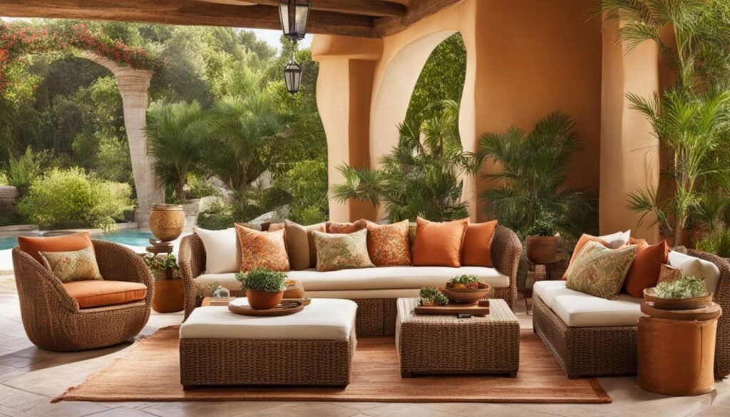 Mediterranean style furniture