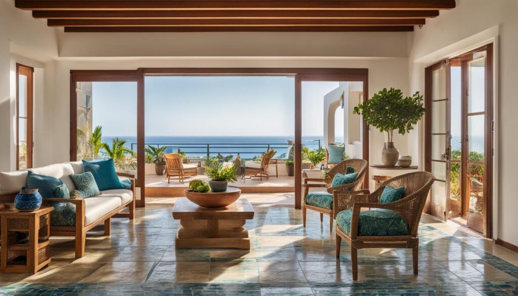 Mediterranean style house interior