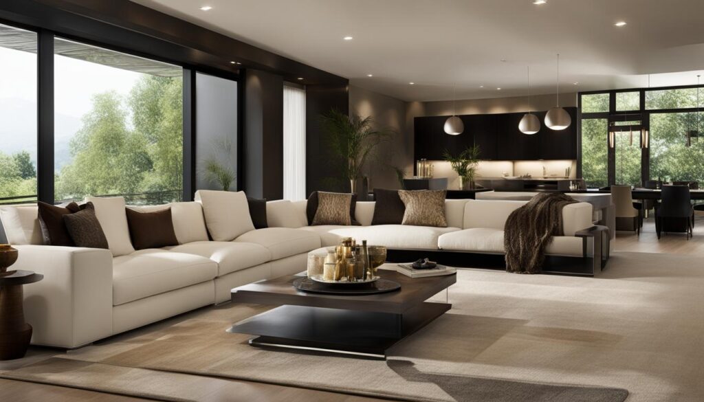 Minimalist and Sophisticated Living Space Design