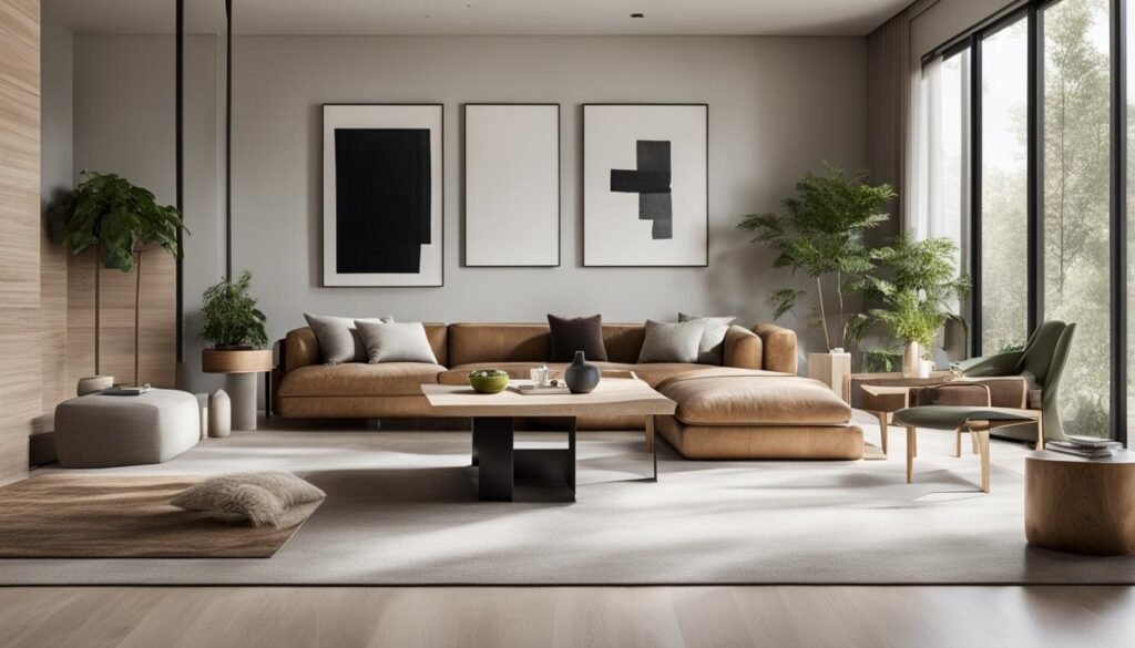Mixing modern and rustic furniture styles
