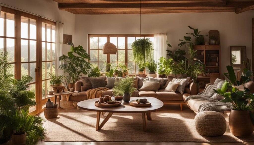 Natural palettes in interior design