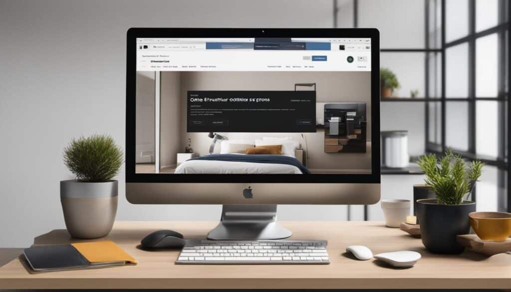 Online Furniture Store Selection