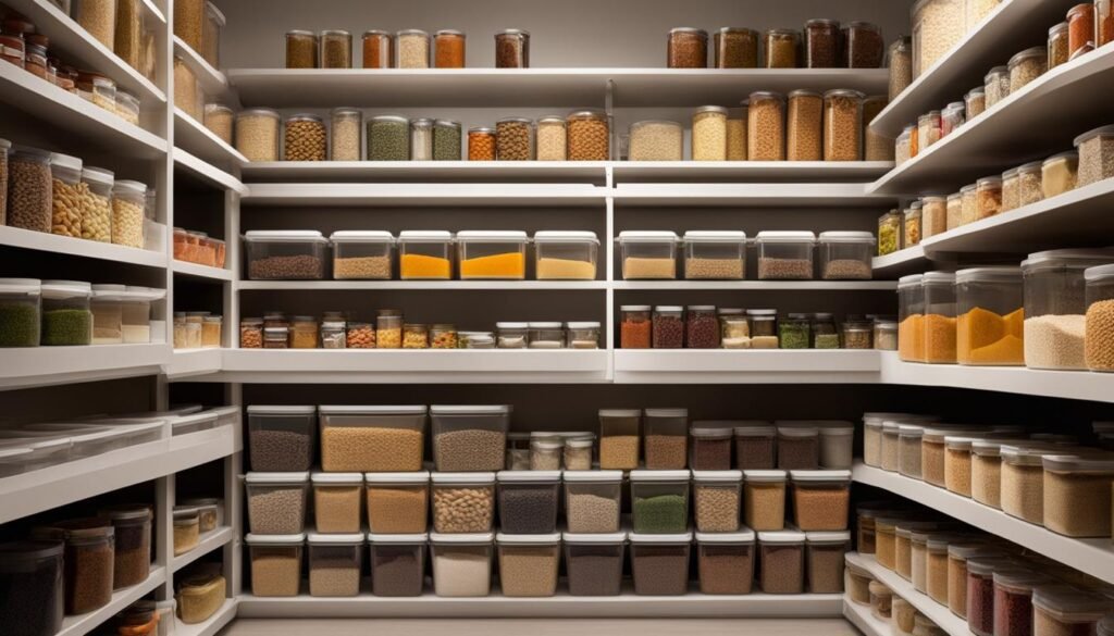 Optimized pantry organization containers