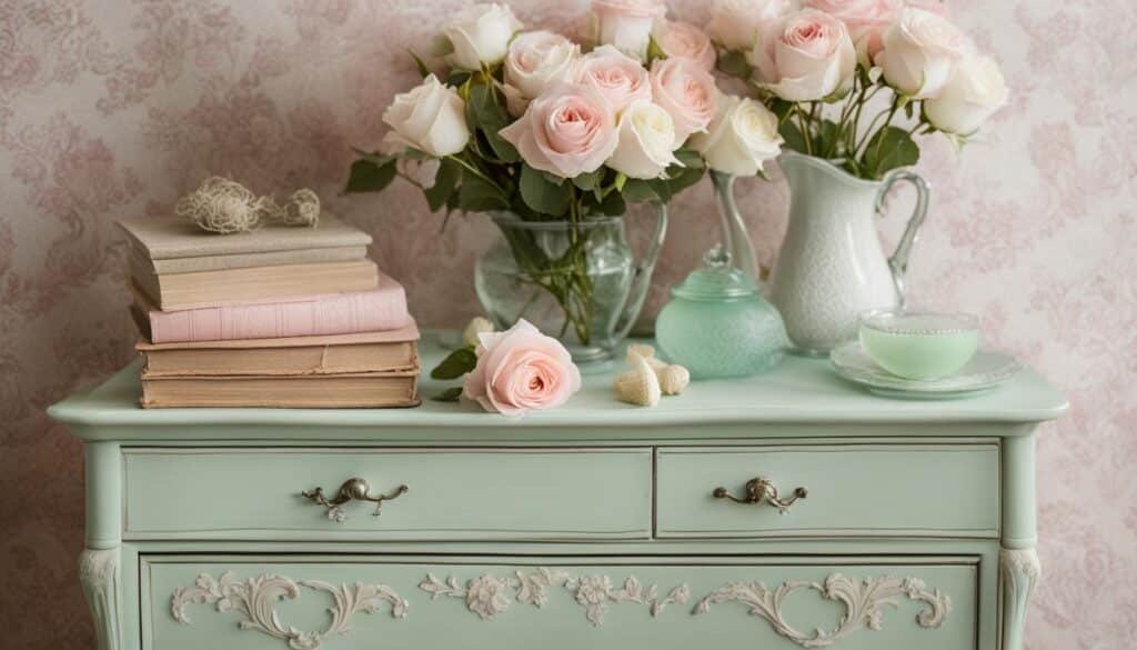 Shabby Chic color palette inspiration