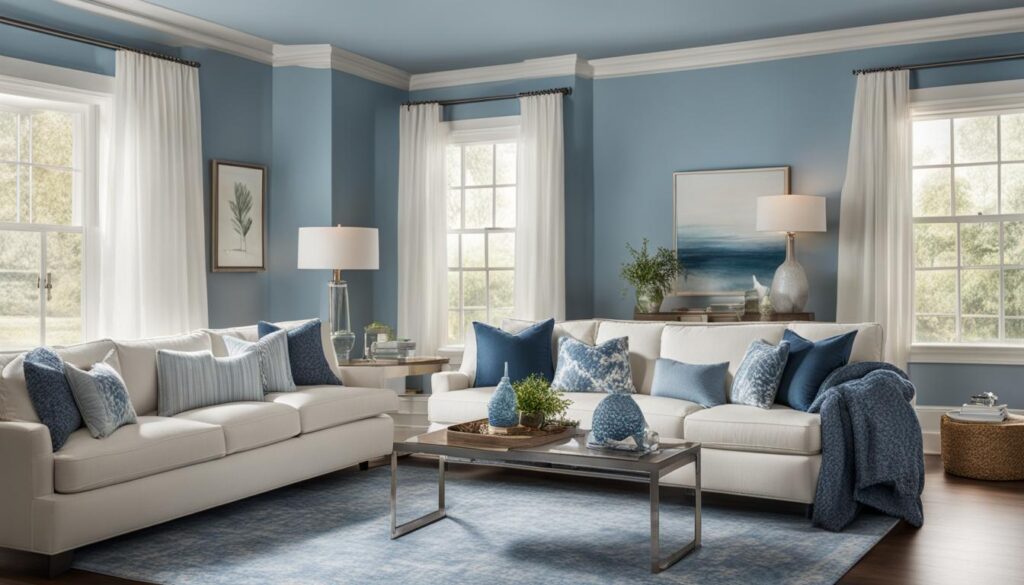Soft Blue Interior Design