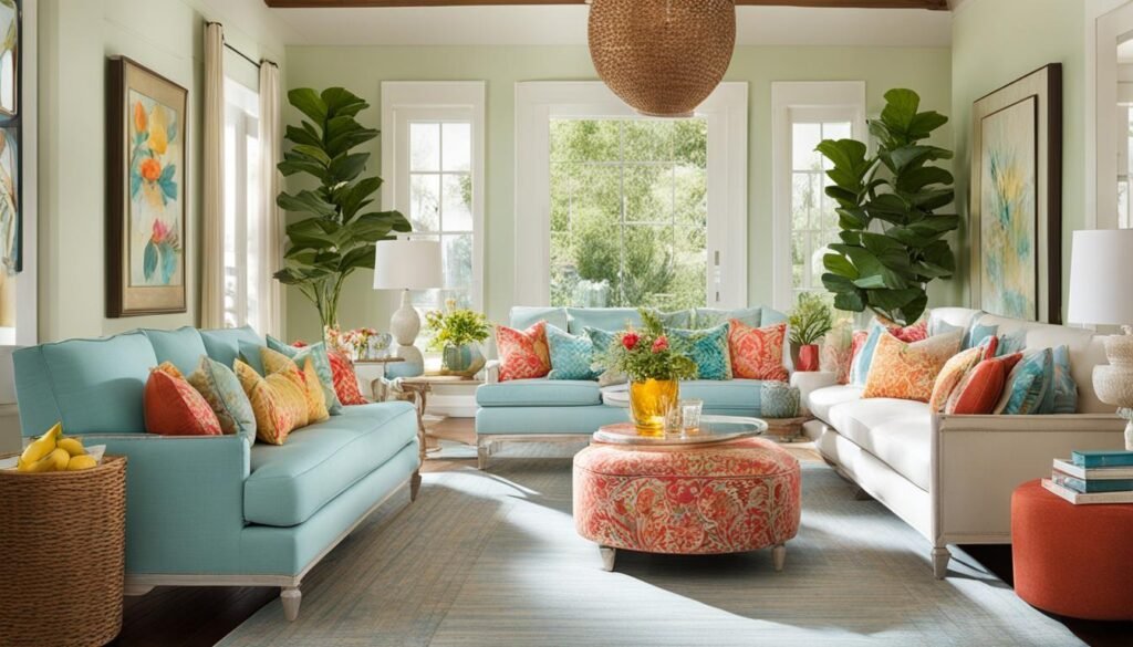 Summer House Decorating with Art