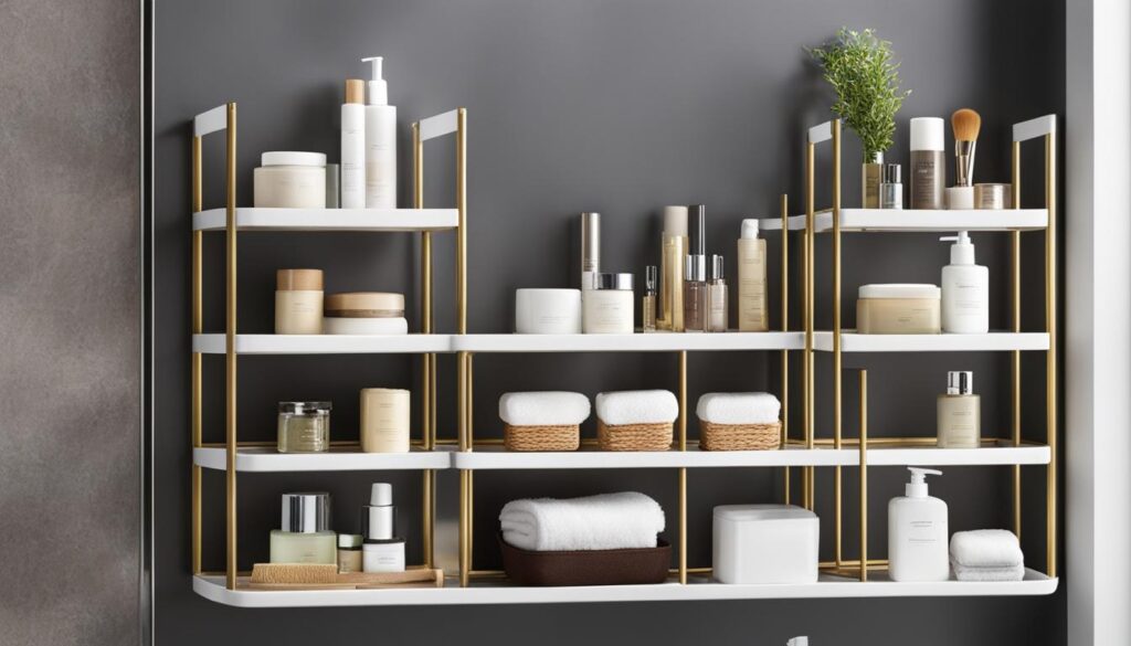 Vertical Toiletry Storage Ideas