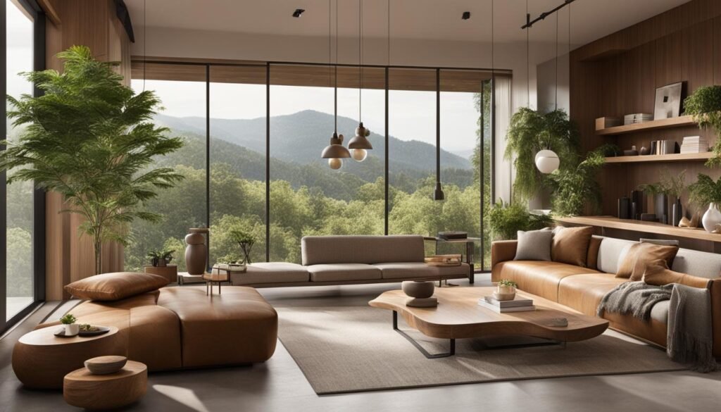 biophilic design living room