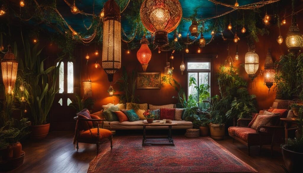 bohemian lighting