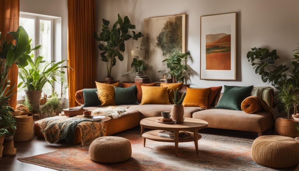 boho style interior