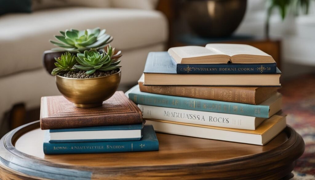 book-themed decor