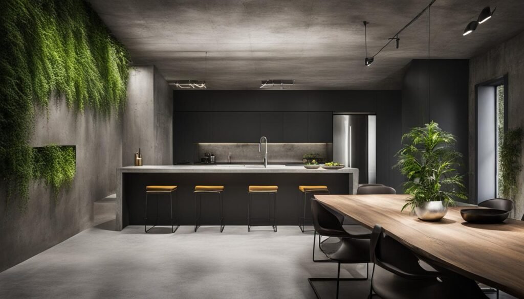 brutalist interior design