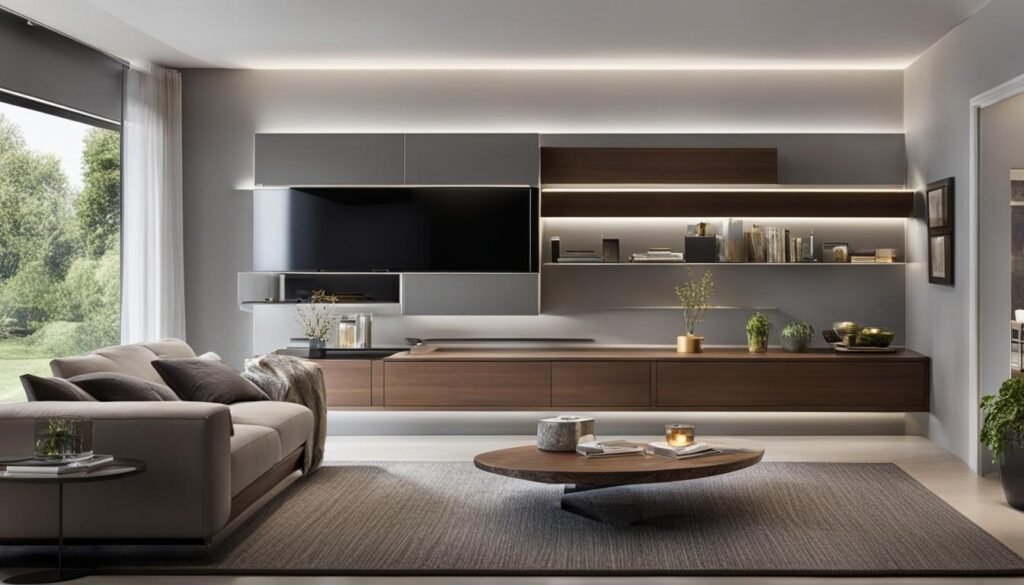 clever cabinetry with hidden compartments
