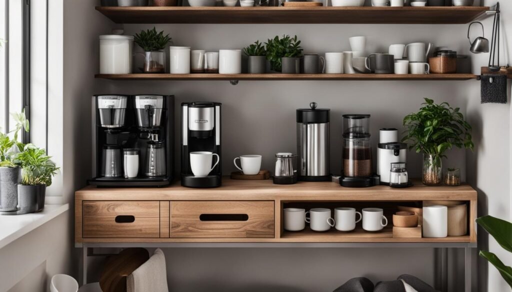 coffee station organization