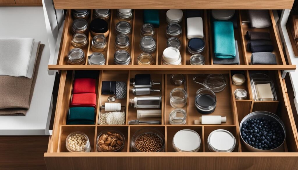 decluttered drawers