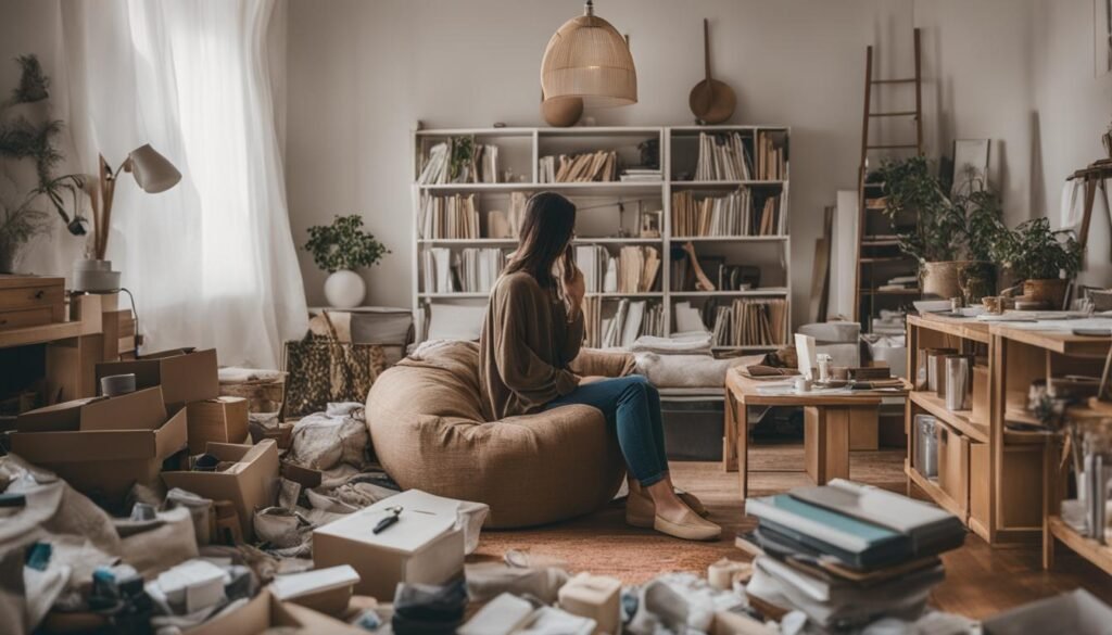 decluttering and organization