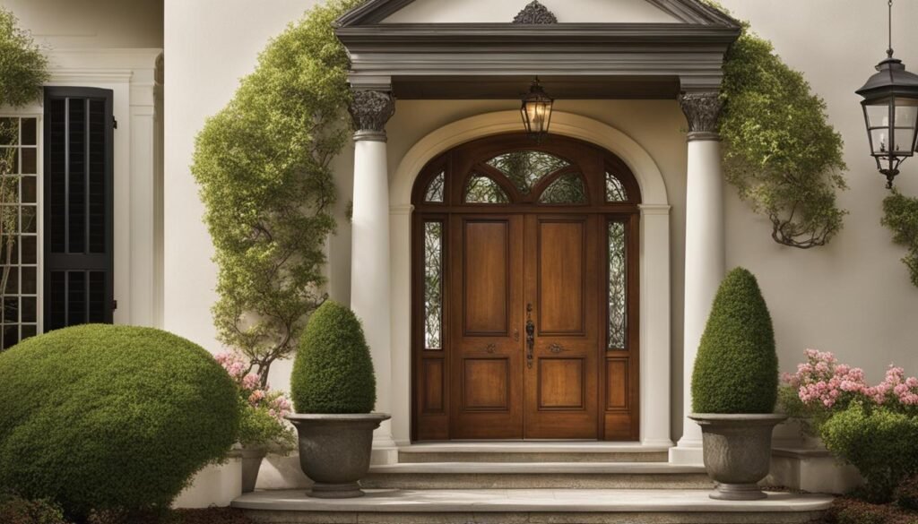 elegant southern interior doorway