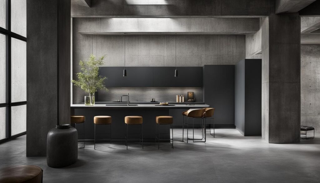industrial brutalist design