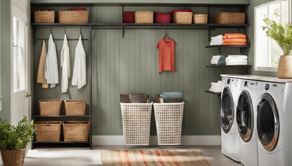 laundry room shelving