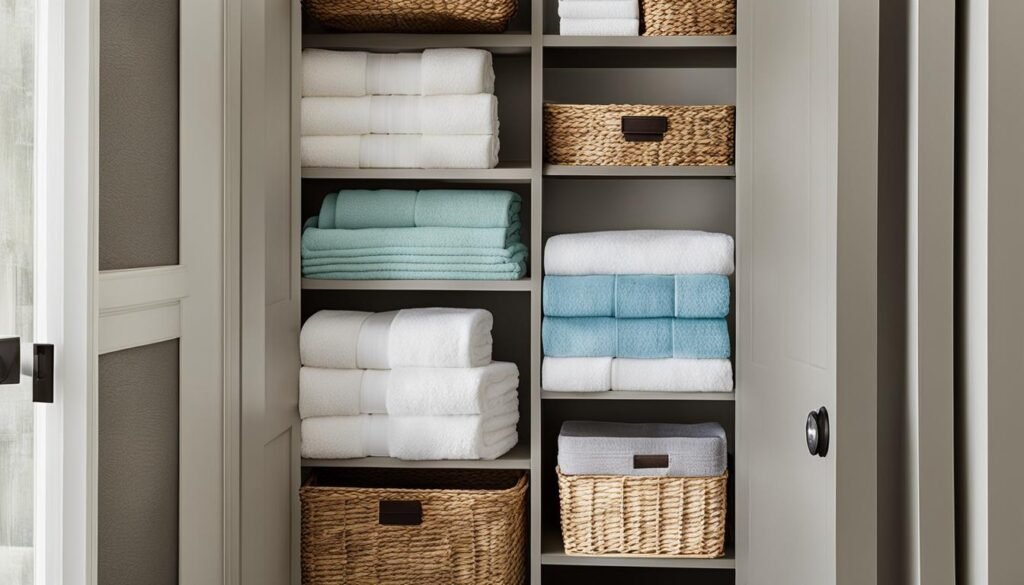 linen closet organization diy