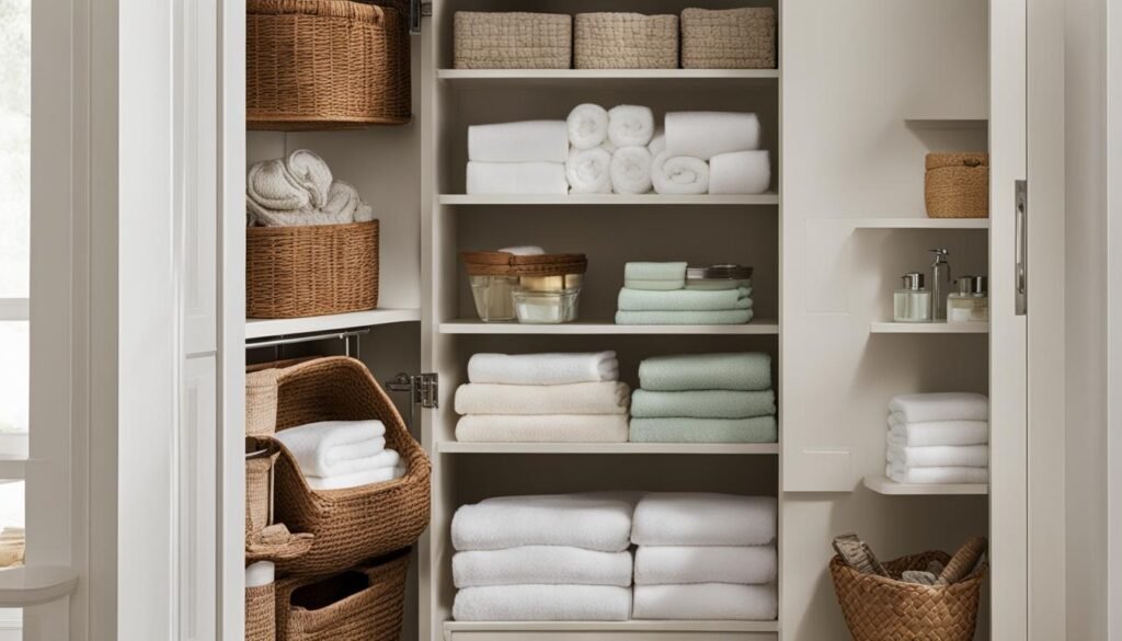 linen closet organizer