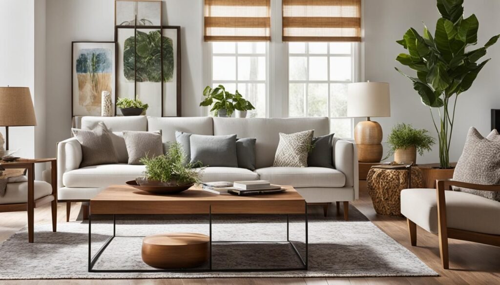 minimalistic home design with wood finishes