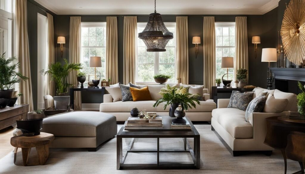 mixing aesthetics in home styling