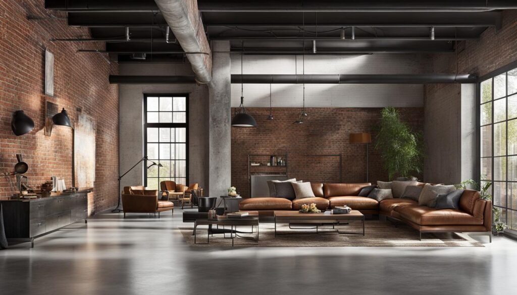 modern industrial interior design