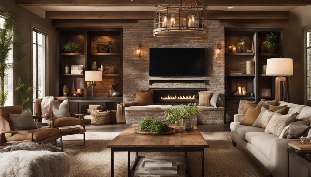 modern rustic interior