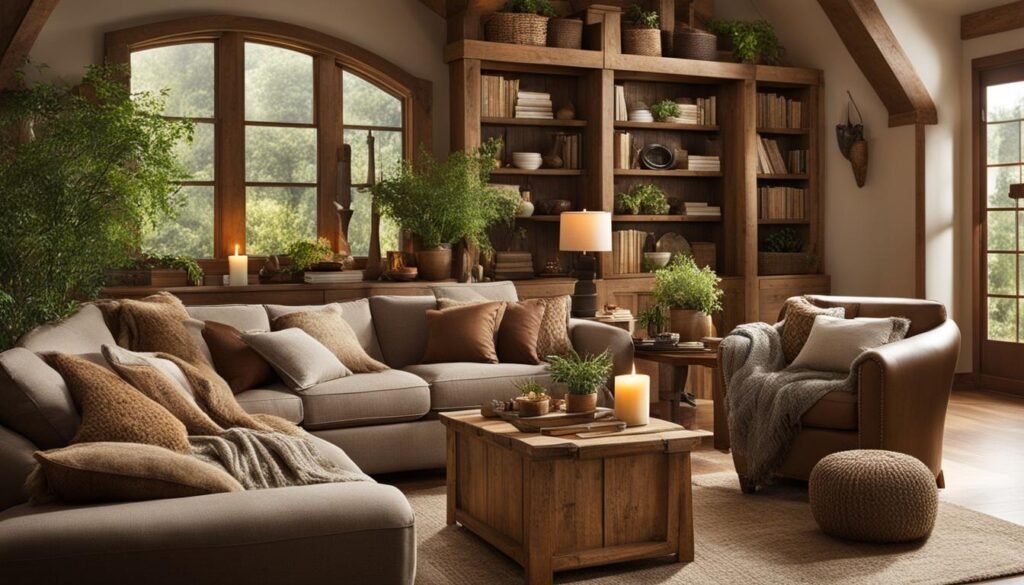 nature-inspired cottage decor