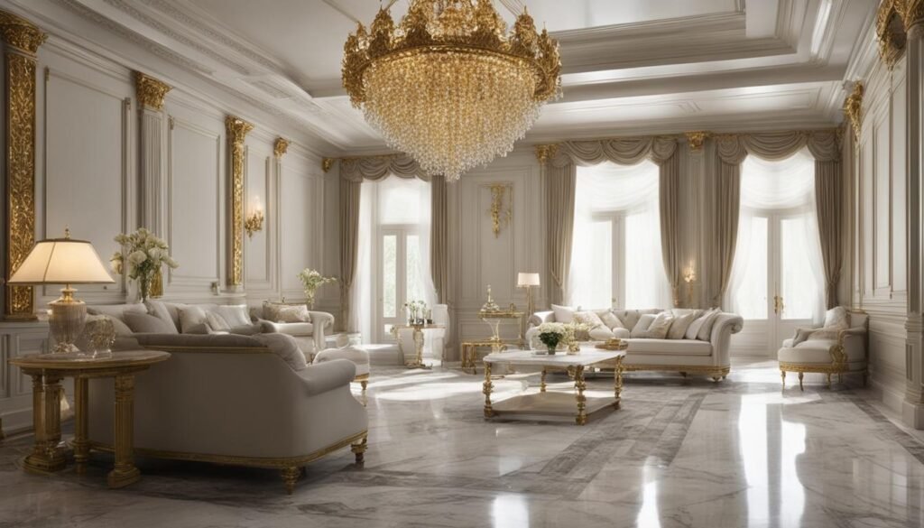neoclassical revival interior