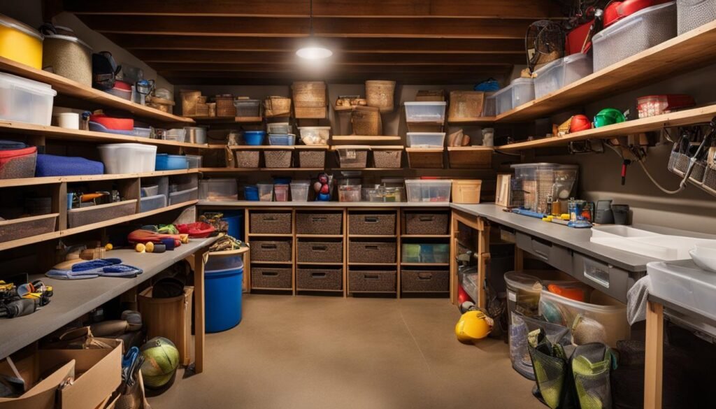 organized basement